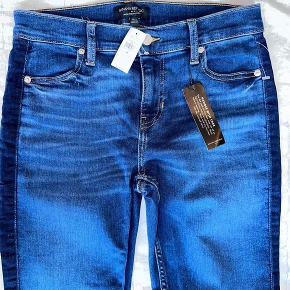 NWT Women’s 28/6 Banana Republic High Rise Bootcut Blue Denim Jeans - Picture 4 of 8